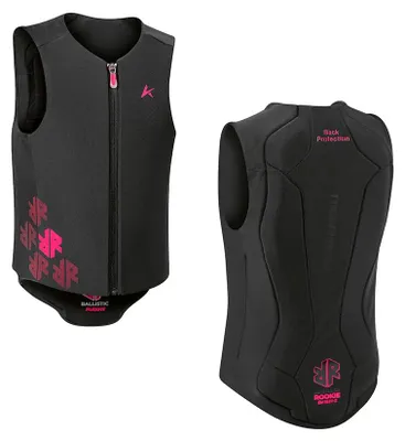 Zdjęcie produktu dla Komperdell Ballistic Flex Fit Pro Junior – ochraniacz pleców dla dzieci, czarny, 140 cm