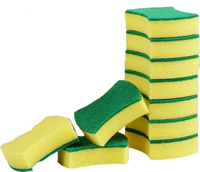 Produktbild von Küchenreinigungsschwämme, 10er-Pack, umweltfreundlich, kratzfest, für Geschirr, Scheuerschwämme