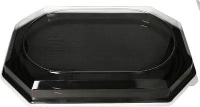 Produktbild von Papstar Deckel für Servierplatten 54 x 35 x 6,3cm transparent 10 Stück