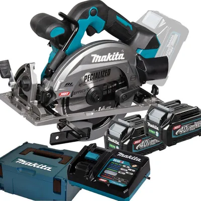 Produktbild von Makita HS012GD201, Metall, Holz, Schwarz, Blau, Silber, Bürstenlos, 16,5 cm, 5200 RPM, 5,7 cm