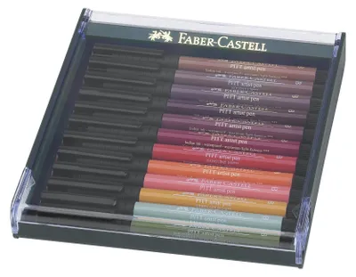 Immagine prodotto di FABER-CASTELL Tuschestift Pitt Artist Pen B 12x Erde