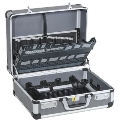 Produktbild von Allit Servicekoffer AluPlus Service C44-1 anthrazit ohne Inhalt 24 l
