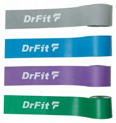 Produktbild von DrFit Floss Band Kompressionsband Fitness Trainingsband 4er Set
