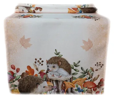 Produktbild von Tischdecke Tischläufer Druck Igel Herbst 40 x 140 cm