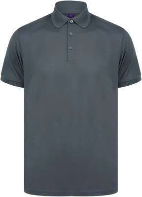 Produktbild von Henbury - "Pique" Poloshirt für Herren PC4429 (4XL) (Anthrazit)