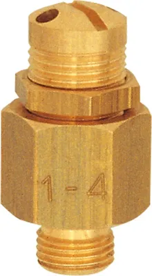 Produktbild von Riegler Mini-Abblasventil, Messing, G 1/8, Ansprechdruck 30,0 - 60,0 bar
