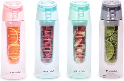 Produktbild von WASSERFLASCHE mit EINSATZ für OBST KAMILLE