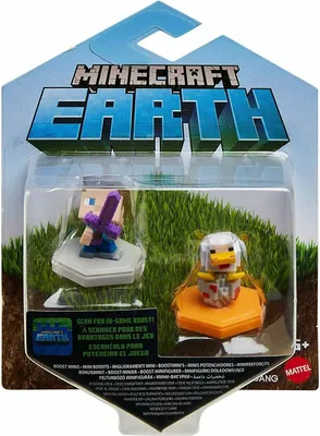 Produktbild von Mattel Minecraft Steve und das Huhn GKT42 2pak