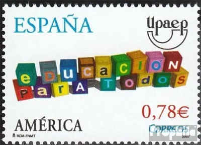 Produktbild von Briefmarken Spanien 2007 Mi 4261 (kompl.Ausg.) postfrisch Amerika: Bildung für alle