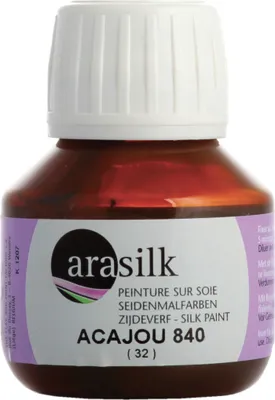 Produktbild von H Dupont 3x Arasilk 50ml, Seidenmalfarbe, Mahagoni - Mahagoni DU0170050840C