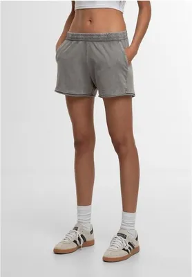 Obrázok produktu pre Dámske tričko Urban Classics Ladies Washed Jersey Shorts steelgrey - 3XL