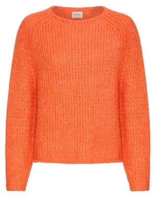 Image de Pull en maille camel active avec manches larges
