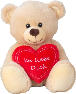 Produktbild von Bär mit Herz Ich liebe dich Kuscheltier 30 cm