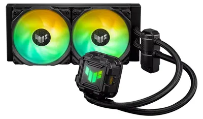 Obrázok produktu pre ASUS TUF GAMING LC II 240 ARGB, Vodné chladenie typu všetko v jednom, 12 cm, 800 ot/min, 2000 ot/min, 113,8 m³/h, Čierna