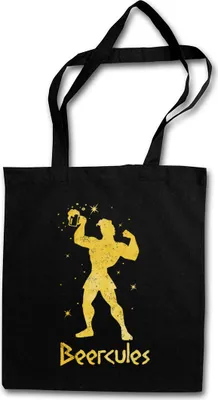 Produktbild von Urban Backwoods Beercules, Stofftasche, Farbe: Schwarz