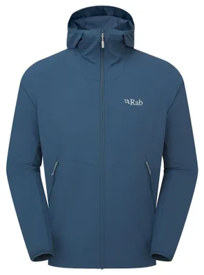 Produktbild von Rab Borealis Hoody II Softshell-Jacke, atmungsaktiv, recycelt, blau, Größe M