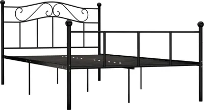 Immagine prodotto di Struttura letto in metallo nero 160×200 cm
