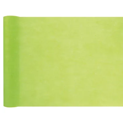 Produktbild von Tischläufer Vlies Dekostoff 30 cm x 25 m - Hellgrün
