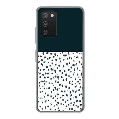 Produktbild von MuchoWow® Handyhülle Schutzhülle Hülle für Samsung Galaxy A53 5G Polka dots - Schwarz - Weiß Silikon Softcase Handy Hülle - Schutzabdeckung