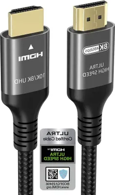 Obrázek produktu pro Vysokorychlostní kabel HDMI, 5 m, 48 Gb/s, 4K, 8K