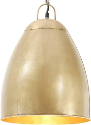 Image de Lampe pendante industrielle, 25 W, laiton, ronde, 32 Cm, E27 Lumarko !