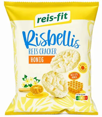 Produktbild von reis-fit Risbellis Reis Cracker Honig 40g
