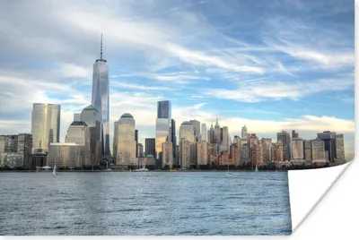 Produktbild von MuchoWow® Poster Skyline von New York City 30x20 cm - Plakate - Print