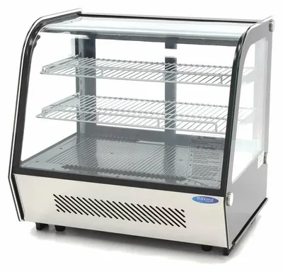 Productafbeelding van Gebaksvitrine - 120 L - 70 cm - Schuifdeuren Achter