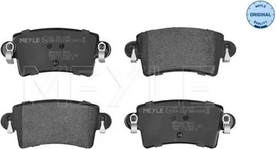 Produktbild von MEYLE 025 236 6916 Bremsbeläge Hinten für RENAULT MASTER II Kasten (FD) MASTER II Pritsche/Fahrgestell (ED/HD/UD) MASTER II Bus (JD) für OPEL