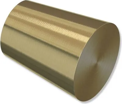 Produktbild von Interdeco Endstücke Konus für Gardinenstangen 20 mm Ø, Messing-Optik, Modell Sitra (Packung 2 Stück)