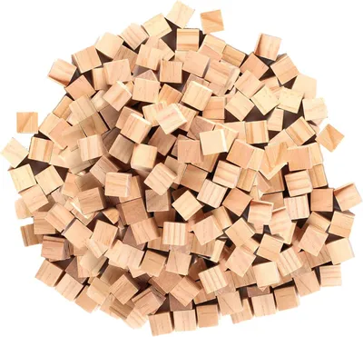 Produktbild von Holzwürfel 10 mm, 850 Stück, kleine Bastelwürfel für die Kreativarbeit