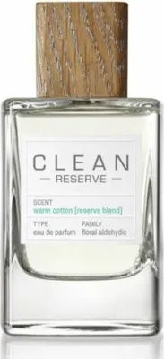 Zdjęcie produktu dla Clean, Reserve - Warm Bawełna [Reserve Blend], Eau De Parfum, Unisex, 50 ml