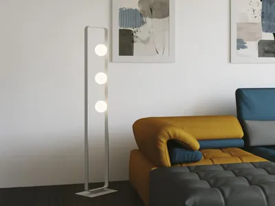 Produktbild von LUCE Design Roxy Stehleuchte 3fach G9 Weiß