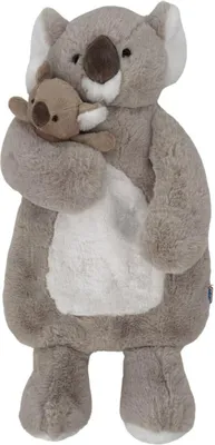 Produktbild von Kuschelfamilie „Koala Jess & Baby Jessyie“ mit 0,8 L Wärmflasche & Kirschkernfüllung -