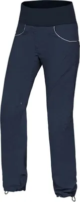 NOYA ECO Pants von Ocun; Damen Kletter- und Boulderhose in dunkelblau mit elastischem Bund und seitlichen Taschen.