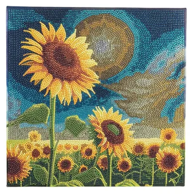Productafbeelding van Oz International Diamantverfset, 30 x 30 cm, zonnebloemenveld
