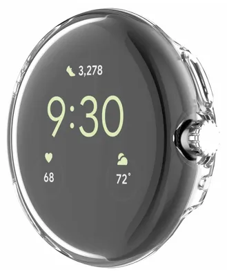 Obrázok produktu pre Pre Google Pixel Watch 1 + 2 Hodinky 360 stupňový šok TPU silikónové puzdro Transparent