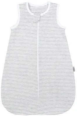 Produktbild von TupTam Sommerschlafsack Baby Schlafsack  en Materialien 0.5 TOG Unisex, Farbe: Streifenmuster Grau, Größe: 50-56