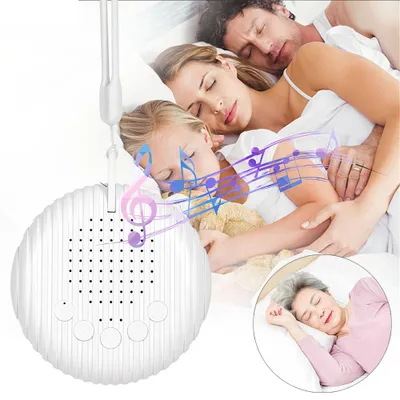 Produktbild von Weißes Rauschen Maschine, Baby Erwachsener Schlaf Tragbare Soundmaschine Klangentspannung Natürliche Nachtschlafvorrichtung Musikspielzeug