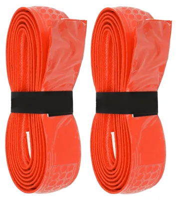 Produktbild von 2 Stück Tennisschläger-Griffband, Badmintonschläger, dicke Griffbänder, schweißabsorbierendes Griffband, Orange