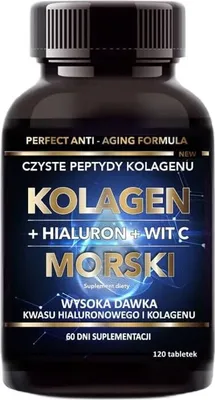 Productafbeelding van Intenson Marinecollageen met hyaluronzuur en vitamine C, 120 tabletten