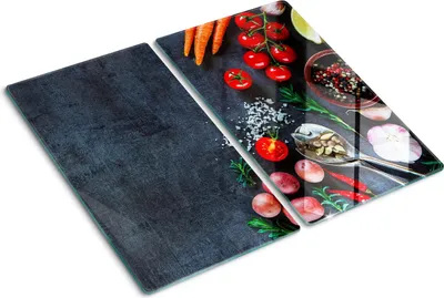 Obrázek produktu pro Kryt varné desky – Kryt na indukční desku – Ochranná skleněná deska – 2x30x52 cm– Skleněné ochranné desky na sporák –Tvrzené sklo –Ingredience