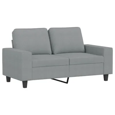 Produktbild von 2-Sitzer-Sofa Hellgrau 120 cm Stoff
