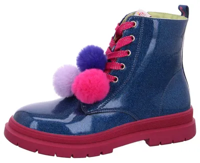Produktbild von Garvalin Gliter Schnürstiefel Blau