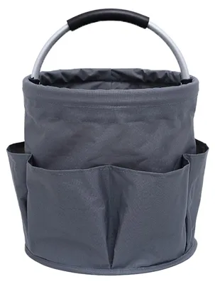 Productafbeelding van Omgoods- Tuingereedschapstas 17 Liter - Lichtgewicht Opbergmand - Tuinmand met 1 Hoofdvak - 6 Buitenvakken - Multifunctioneel - Ideaal voor Thuisopslag