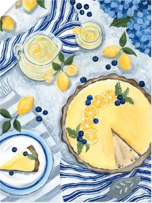 Produktbild von ARTland Poster Summer Picnic I Größe: 30x40 cm