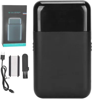 Productafbeelding van Elektrische haar- en baardtrimmer - Draagbare folietrimmer - Snel opladen via USB - Ideaal voor mannen