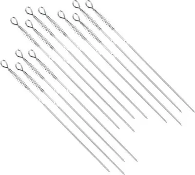 Produktbild von Edelstahl-Spieße 42cm lang Premium-Gemüse-Spieß-Set