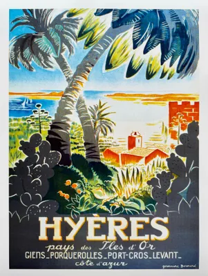 Obrázok produktu pre Hyères – Krajina Zlatých ostrovov – Giens – plagát 30 x 40 cm
