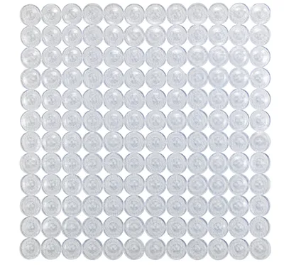 Obrázek produktu pro WENKO Protiskluzová sprchová rohož Sprchová rohož Koupelna 54x54cm Belem transparentní